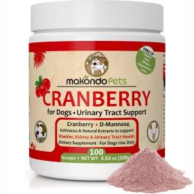 Dog Cranberry Supplement Natural Dog UTI Treatment Kidney Support for Dogs Supplement Powder Same as Cranberry Pills for Dogs Puppy Supplies for