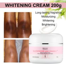 AILKE Whitening Facial Skin Care Lotion Moisturizing Cream Body Shea Butter Glutathion Vitamin C For Women Black Skin Face Set