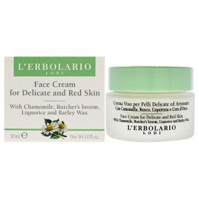 Face Cream for Delicate and Red Skin by LErbolario for Women - 1 oz Cream