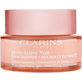 Clarins by Clarins Multi-Active Night Cream (Niacinamide and Sea Holly Extract) For Dry Skin --50ml/1.7oz