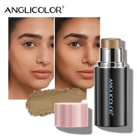 Anglicolor Highlighter Long Lasting,Contour Stick Makeup Naturally,Blush Makeup Smoothing,High Color Rendering,Easy To Mix,Vegan & Cruelty-Fre (Option: Contouring stick01)