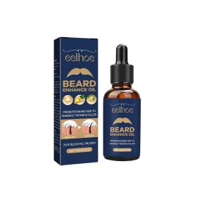 EELHOE Beard Care Oil - Strengthen And Nourish Beard Roots  Moisturizing And Shine-Enhancing Beard Growth Serum For Men Hair Care Hydrating (Option: Black 1box)