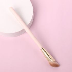 1pc Angled Concealer Brush for Under Eye, Nose Contour, Bronzer, Liquid Foundation, Cream, and Powder - Perfect for Blending, Buffing, and Stippl (Color: 1pc Trumpet)