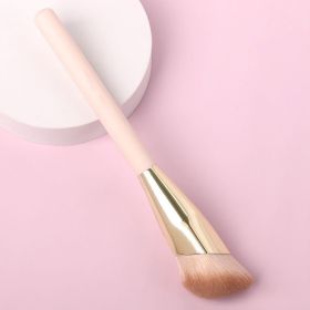 1pc Angled Concealer Brush for Under Eye, Nose Contour, Bronzer, Liquid Foundation, Cream, and Powder - Perfect for Blending, Buffing, and Stippl (Color: 1pc Large)