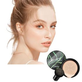 Mushroom Head Air Cushion CC Cream, Natural Moisturizing Foundation for Whitening and Oil Control (Color: Nude)