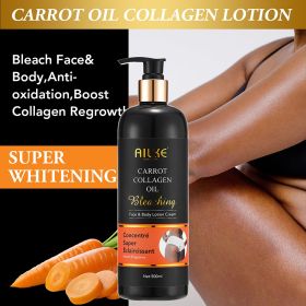 AILKE Whitening Remove Dark Spots Skin Care, With Collagen, Moisturize, Anti-Freckles, Melanin, Lighten Cream for Men and Women (Color: 500ML Lotion)