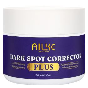 Private Label AILKE Skin Care Set Double-Glutathione Whitening Serum Dark Spot Face Cream Black Skin Soap Bleaching Body Lotion (Color: Face Cream)