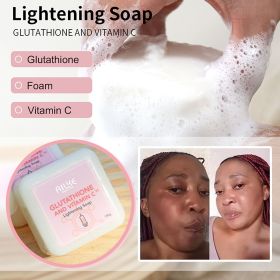 AILKE Lighten Remove Black Spots Facial Skin Care Lotion, Moisturizing Cream Body Glutathion Vitamin C Dark Skin Face New Range (Color: Lightening Soap)