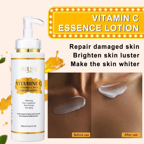 AILKE Vitamin C Skin Care Range, Lightening, Brightening Body Lotion, Even Skin Tone Cream, Regenerae Face & Body Serum AILKE Vitamin C Skin Care Range, Lightening, Brightening Body Lotion, Even Skin Tone Cream, Regenerae Face & Body Serum