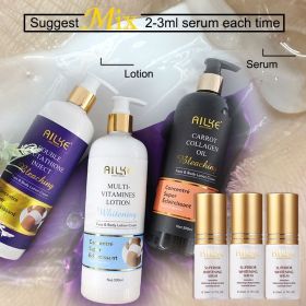 AILKE Super Bleaching And Dark Spot Remove Body Lotion Suitable For Face And Body Women Whitening Moisturizing Skin Care Cream (Color: 6 in 1 set)