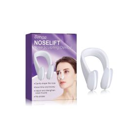 EELHOE Nose Shaper Nose Shaping Contour Tightening And Straightening Mountain Root High Nose Bridge Beauty Nose Shaper (Color: White)