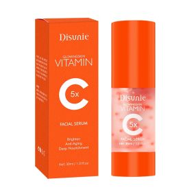 Vit C Face Serum Facial Whitening Brightening Hyaluronic Acid Collagen Vitamin C Dark Spot Corrector Anti-Aging Serums For Face (Option: 1PC)