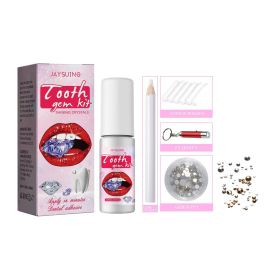 Jaysuing Tooth Gem Kit, Accessories Easy To Remove And Install Crystal Dental Drill Tooth Embellish Glitter Stick (Option: 1PC)